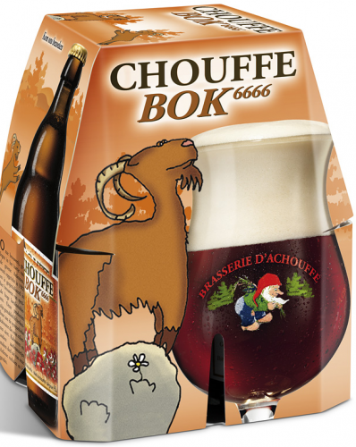 La Chouffe Bok set van 4 flesjes á 0,33 liter La Chouffe Bok set van 4 flesjes á 0,33 liter